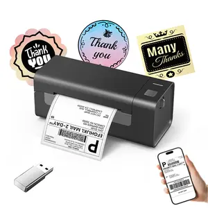 Bluetooth Shipping Label Printer 4x6 Thermal Wireless Inkless Label Printer Universal Multi-Platform Adapter for IOS, Android,macOS,Windows – Compatible with Major platform,Widely Used for Amazon, Ebay, Shopify, Etsy, USPS,Aliexpress,Temu Usb Flash Drive