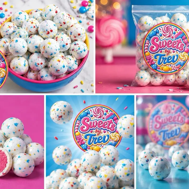 Mini Psychedelic Jawbreakers Candy 0.5lbs Mini Psychedelic Jawbreakers Candy 0.5lbs