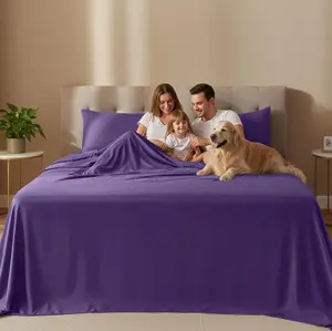 Premium Sheet Set for Extra Deep Pocket Mattresses - Soft Cooling Breathable OEKO-TEX Standards Easy Care All Size Comfort Fits Taller Mattresses Up to 21 Inches - Utopia Bedding