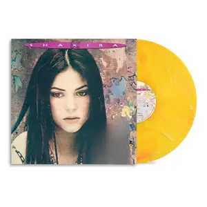 Shakira - Pies Descalzos - Vinyl - Yellow W/ Red Swirl Marble, Gatefold, 30th Anniversary
