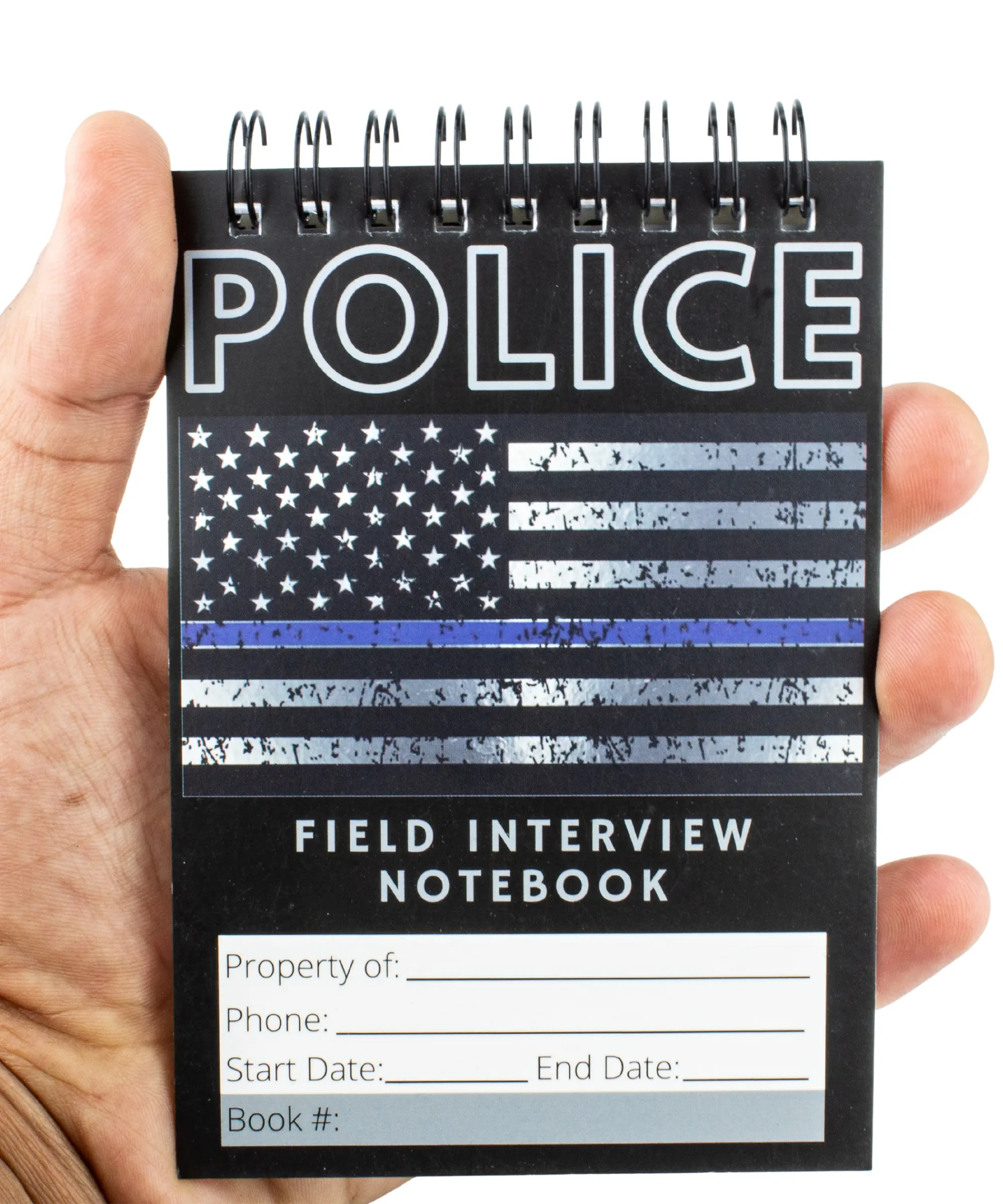 6-Pack Field Equipt Law Enforcement Incident Report Notepads with Legal Pad Cover - Office Stationery with Easy Access, Security, Citation Box Style, Writable Cover for Police Officers, EDC Notebook, Cop Gifts