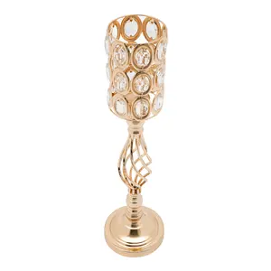 10 Pack Gold Wedding Flower Vases Centerpieces for Table Decor Christmas Thanksgiving Party Farmhouse Home Dining Living Room
