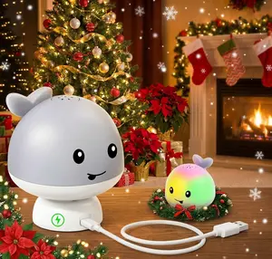 Bath Toys for Kids, Boy Girl Gifts Christmas Stocking Stuffers Light Up Whale Bath Toy Sprinkler Kids Birthday Bathtub Water Toy