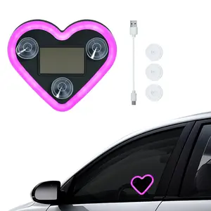 Heart Car Window Light: Intelligent Sensor & Multiple Lighting Modes