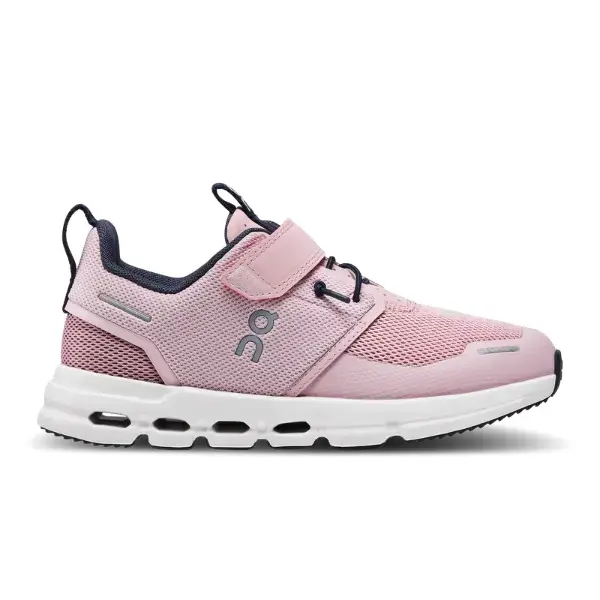 On Women's Low Top Sporty Preschool Kid Sneakers - Cloud Play Zephyr White, Athletic Breathable Casual Trainers, Low Top Shoes, Sporty Shoes, Athletic Breathable Shoes