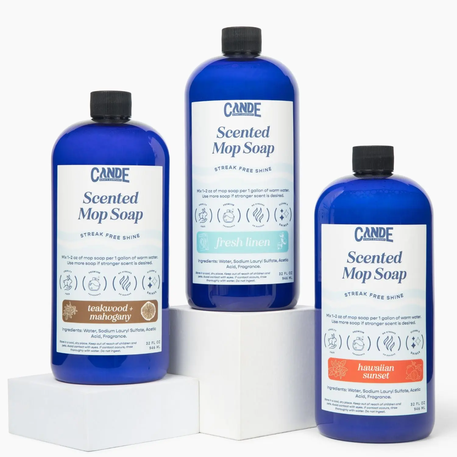 Scented Mop Soap - Floor Cleaner for Home - Highly Concentrated - Multipurpose Use