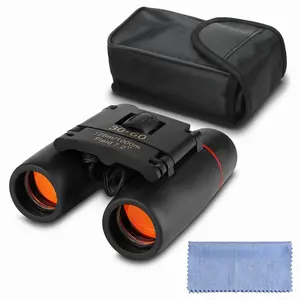 30x60 Dual-Tube Travel Binoculars for Adults, Bird Watching, Hiking & Outdoor Adventures, 126m/1000m Wide Field of View, 7.2° Angle, with Storage Bag, Dual-Tube Binoculars