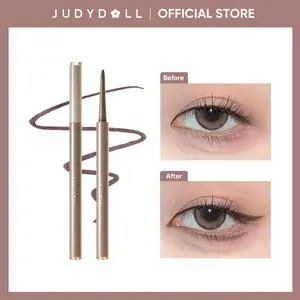 JUDYDOLL Precisely Depicted Slim Gel Eyeliner, Matte Long-Wearing Formula, Non-Clumping, Smooth Texture, For Outer And Inner Eyeliner, High-End Finish, Beginner-Friendly, Travel-Friendly, Party, Prom, Giftable, Makeup Product, Spring Gift, Refresh Look