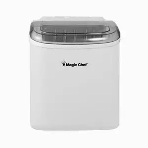 27 lb. Portable Countertop Ice Maker in White