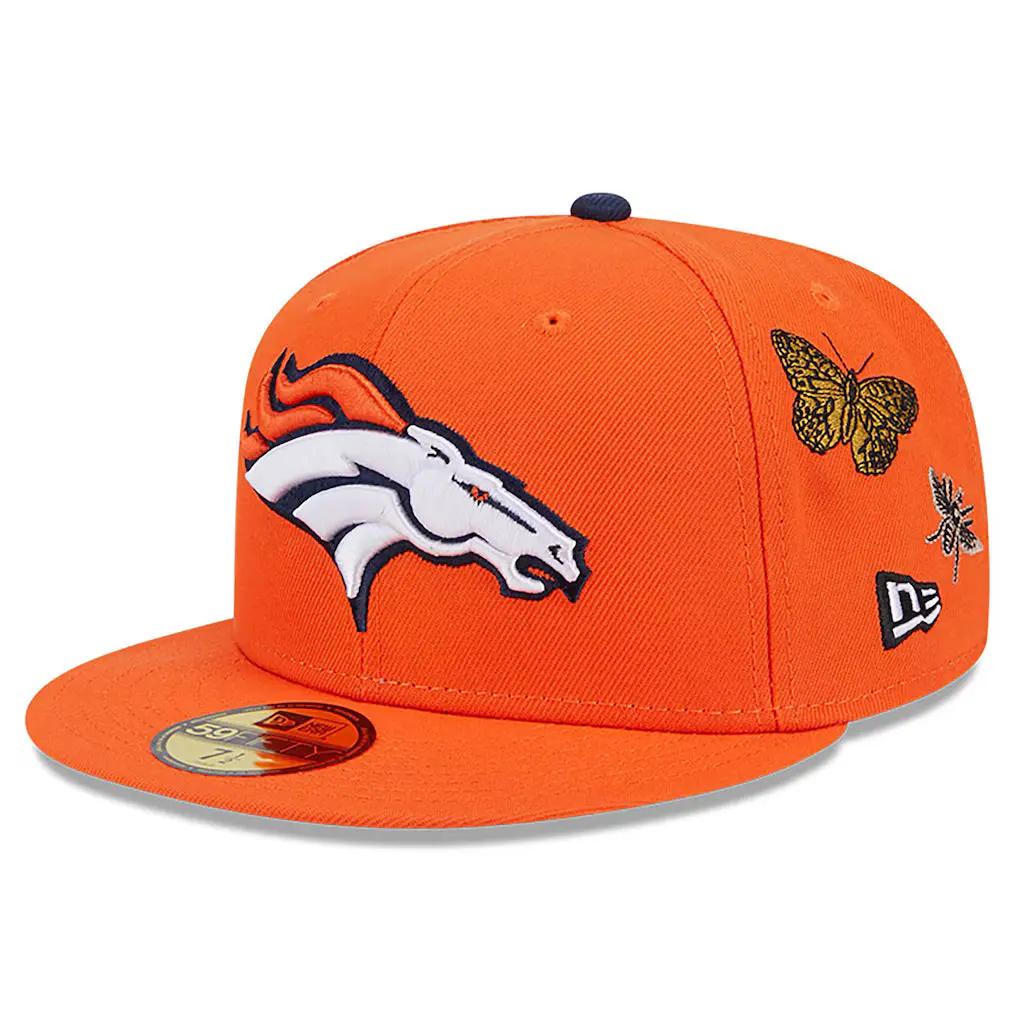 FELT "Denver Broncos" Orange Fitted
