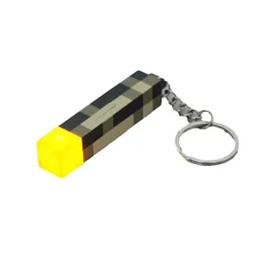 USB Rechargeable Torch Light Keychain - Backpack Pendant Decoration for Gamer Costume Role Play