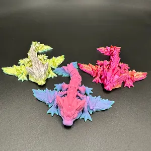 3D Printed Tiny Crystal Dragon
