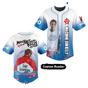Machine Gun Kelly Lost Americana Personalized Baseball Jersey