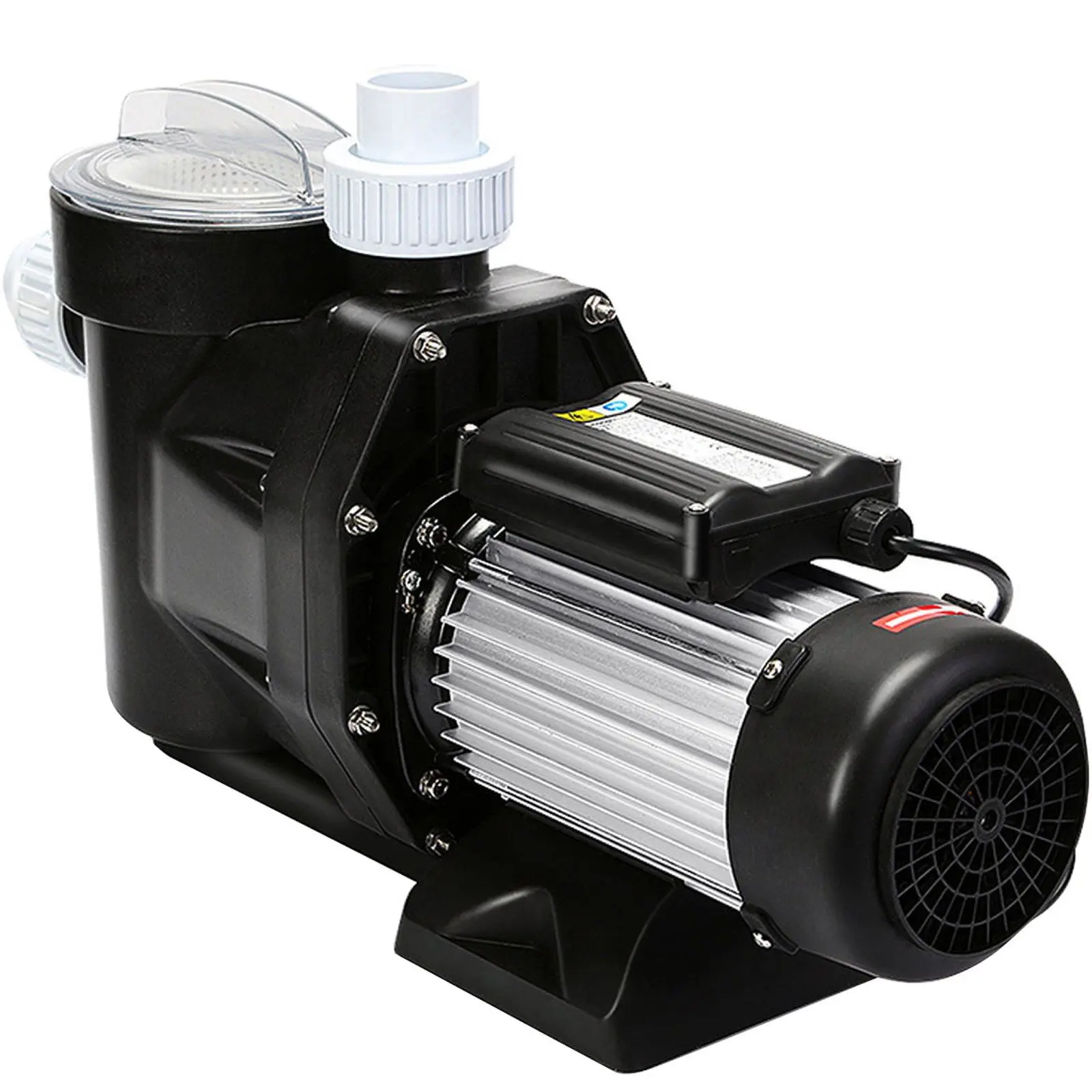 VEVOR 2.5HP Power Swimming Pool Pump, High Capacity Pump with Copper Motor & ABS+Aluminum Build, 62ft Lift for In-Ground/Above-Ground Pools (Hayward-Compatible)