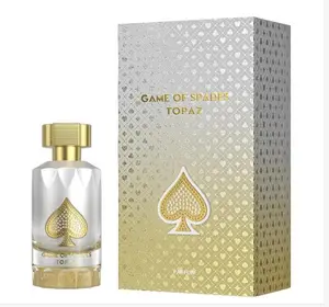 Jo Milano Paris Game of Spades Topaz 100ml Parfum for Men and Women - Bright Floral Musky Aroma