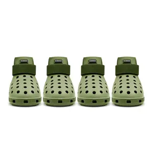 Dog Shoes for Hot Pavement - Dog Shoe for Small & Medium & Large Dogs, Dog Boots Paw Protectors, Easy on & Off, Non-Slip, Waterproof, Easy-Clean Dog Booties for Beach and Snow