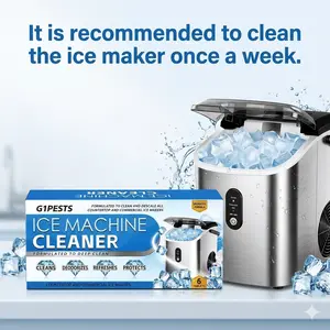 Newly packaged AGICEA 12-piece ice maker cleaner descaling agent, upgraded formula, suitable for household ice maker cleaner, ice machine cleaner