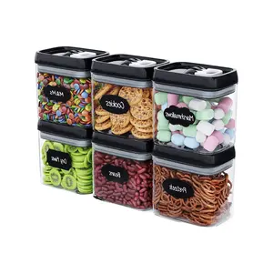 Chef's Path 6 Pcs Airtight Food Storage Container Set - All Same Size for Freshness & Versatile Use
