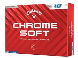Callaway 2024 Chrome Soft Triple Track Golf Balls