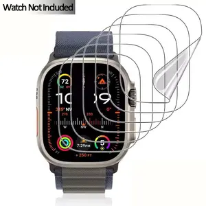 5-Pack Smartwatch Screen Protectors, Watch Screen Cover for Apple Watch Ultra 2 49mm and Watch S10 42mm, Durable Guard Against Scratches, Easy Installation