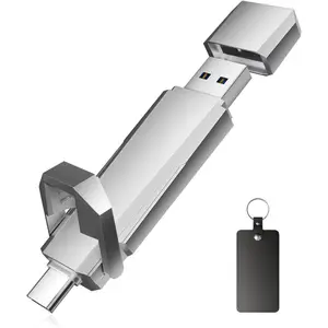 512G External Portable SSD USB Solid State Drive, Up to 1000MB/s USB 3.2 Gen 2 Solid State, Type C + A Dual Drive for Phone/Android Laptops/Windows/,