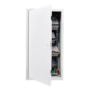 VEVOR Access Panel for Drywall, 25.3 x 13.3 in Galvanized Steel Access Door, Easy Install Hinged Service Panel with Screwdriver Latch, for Ceiling Plumbing Electrical, 12.4 x 24.4 in Cutout Size Whit