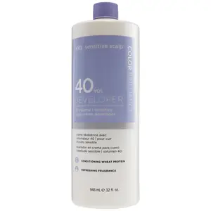 ion Sensitive Scalp 40 Volume Creme Developer, Ionic Buffers and Conditioning Protein to Help Scalp Sensitivity