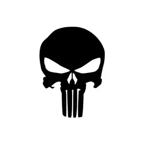 1pc Skull Head Motorcycle Glow Stickers Waterproof Moto Helmet Decoration Motorbike Fuel Tank Side Fairings Decal Accessories