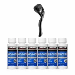 Kirkland 5% Minoxidil Men’s Hair Regrowth – 6 Months + Derma Roller & Free Dropper