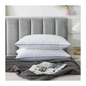 Royal Velvet White European Down Nano Feather Pillow- Std/Qn