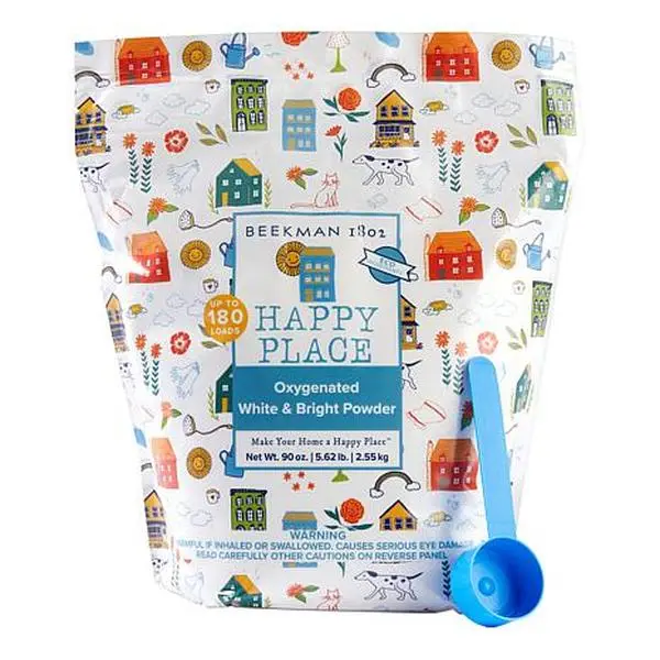 Beekman 1802 Happy Place 180 Load Oxygenated White & Bright Laundry Powder Beekman 1802 Happy Place 180 Load Oxygenated White & Bright Laundry Powder