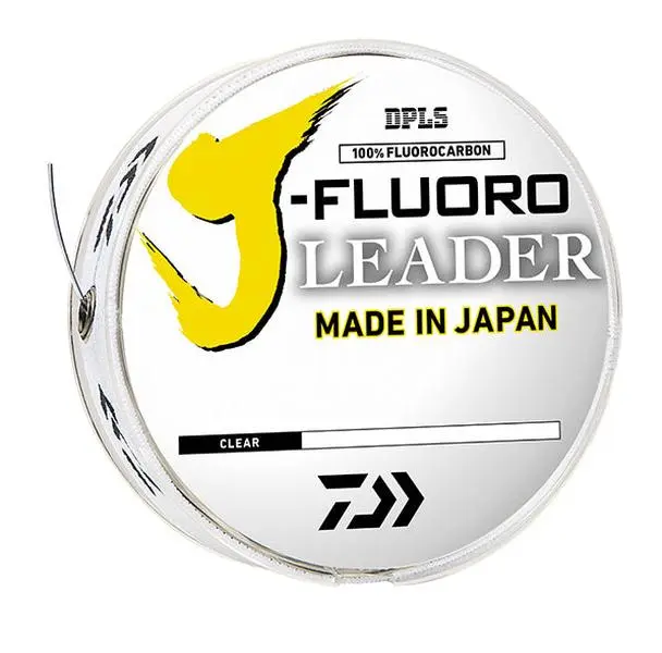 J-Fluoro Style Fluorocarbon Leader, Japanese Made Fishing Line, Virtually Invisible with Easy Dispensing Spool, 2-150 lb Test