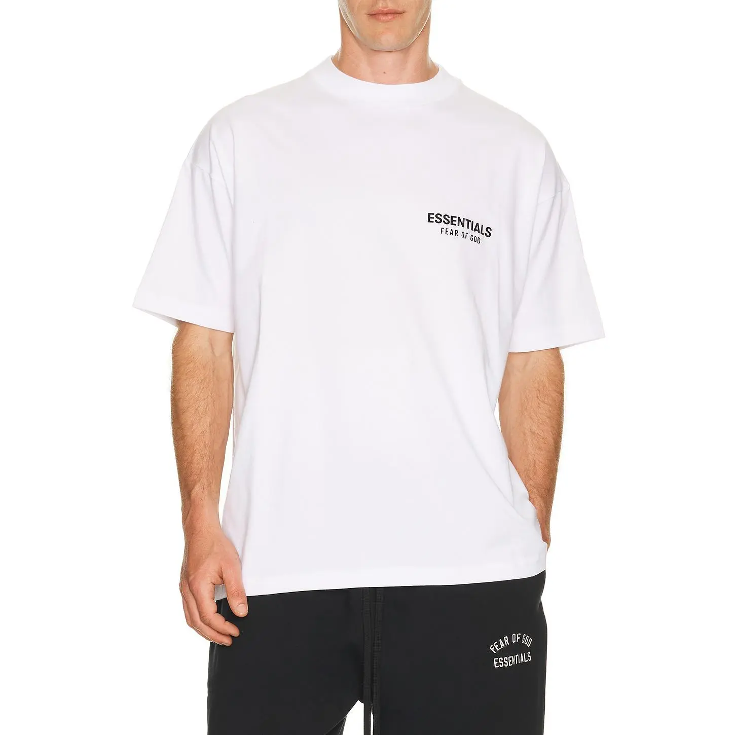 Fear of God ESSENTIALS Classic Fit T-Shirt in Bright White