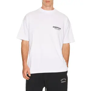 Fear of God ESSENTIALS Classic Fit T-Shirt in Bright White Fear of God ESSENTIALS Classic Fit T-Shirt in Bright White