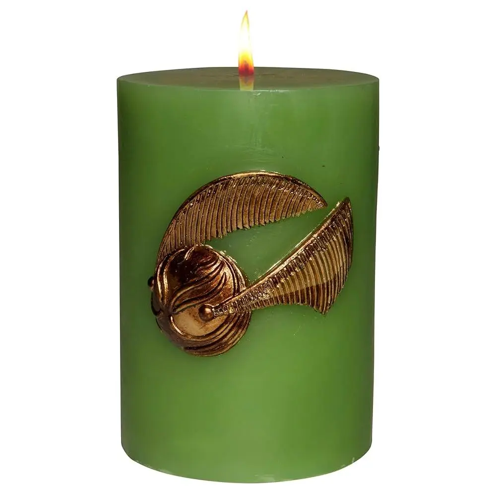 Harry Potter Decorative Single Golden Snitch Sculpted Insignia Candle, Home Decor Home Supplies Item, Fans