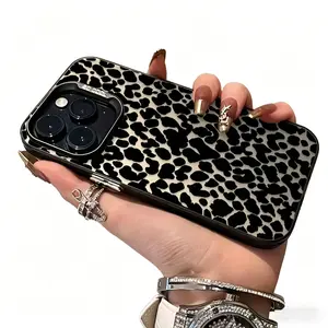 Leopard Print Design Mobile Phone Case for Iphone16/16Plus/16Pro/16Promax/Iphone 15/15Plus/15Pro/15Promax, 14/14Plus/14Pro/14Promax, 13/13Pro/13Promax, 12/12Pro/12Promax, 11/11/11Pro Max/7/8/X/Xs - Anti-Fouling, Fashionable, Trendy Smartphone Protector