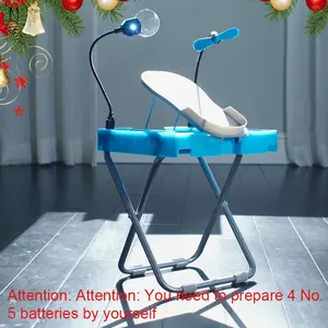 New nail art stand with light, nail art with fan, home nail art with adjustable foot rest, suitable for home use