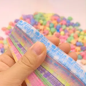 210 Pcs Glow-In-The-Dark Star Origami Paper, Folded Stars, DIY Surprise Gift, Hanging Decoration, Wish Bottle Filler, Handmade Craft Supplies, Art Supplies