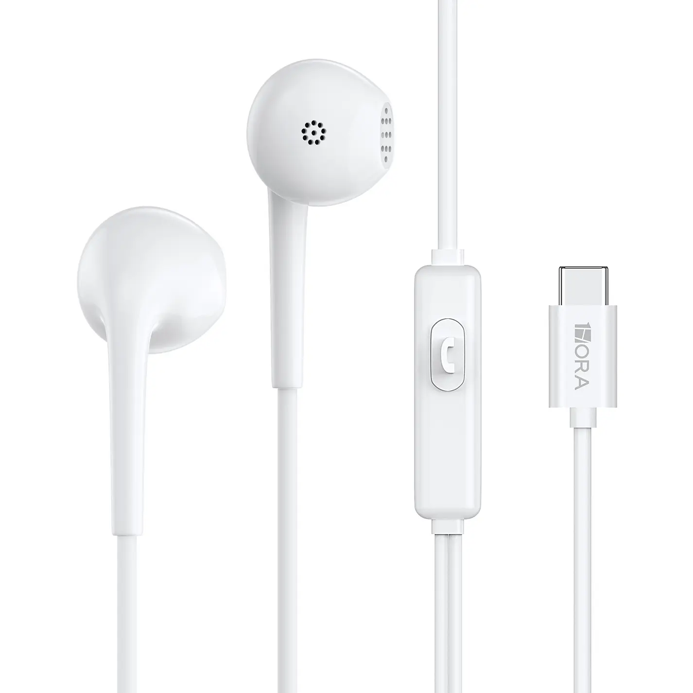 AUT124 USB-C Wired Earphones with Mic Audio Cable