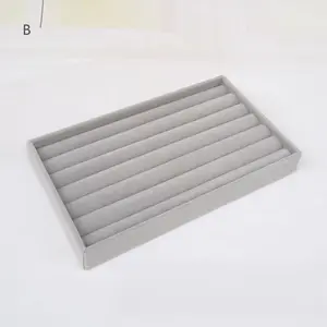 Jewelry Storage Box, 1 Count Multi-grid Jewelry Organizer, Dustproof Organizer Boxes, Desktop Jewelry Display Box, Jewelry Storage Organizer for Earrings, Necklace, Ring, Bracelet, Dustproof Storage Bins