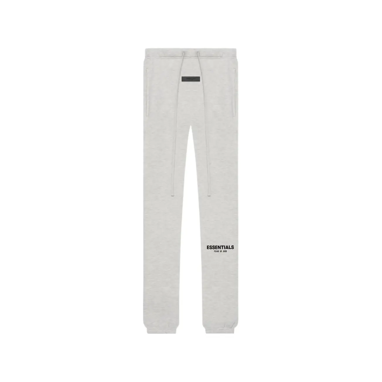 Essentials Light Oatmeal Sweatpants - Heavyweight Casual Lounge Drawstring Joggers Unisex