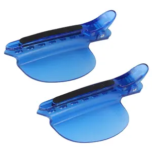 Heat Resistant Sectioning Clips, Set of 2 Wig Extension Hair Highlighting Clips, Blue Fashion Accessory, Set Of Two