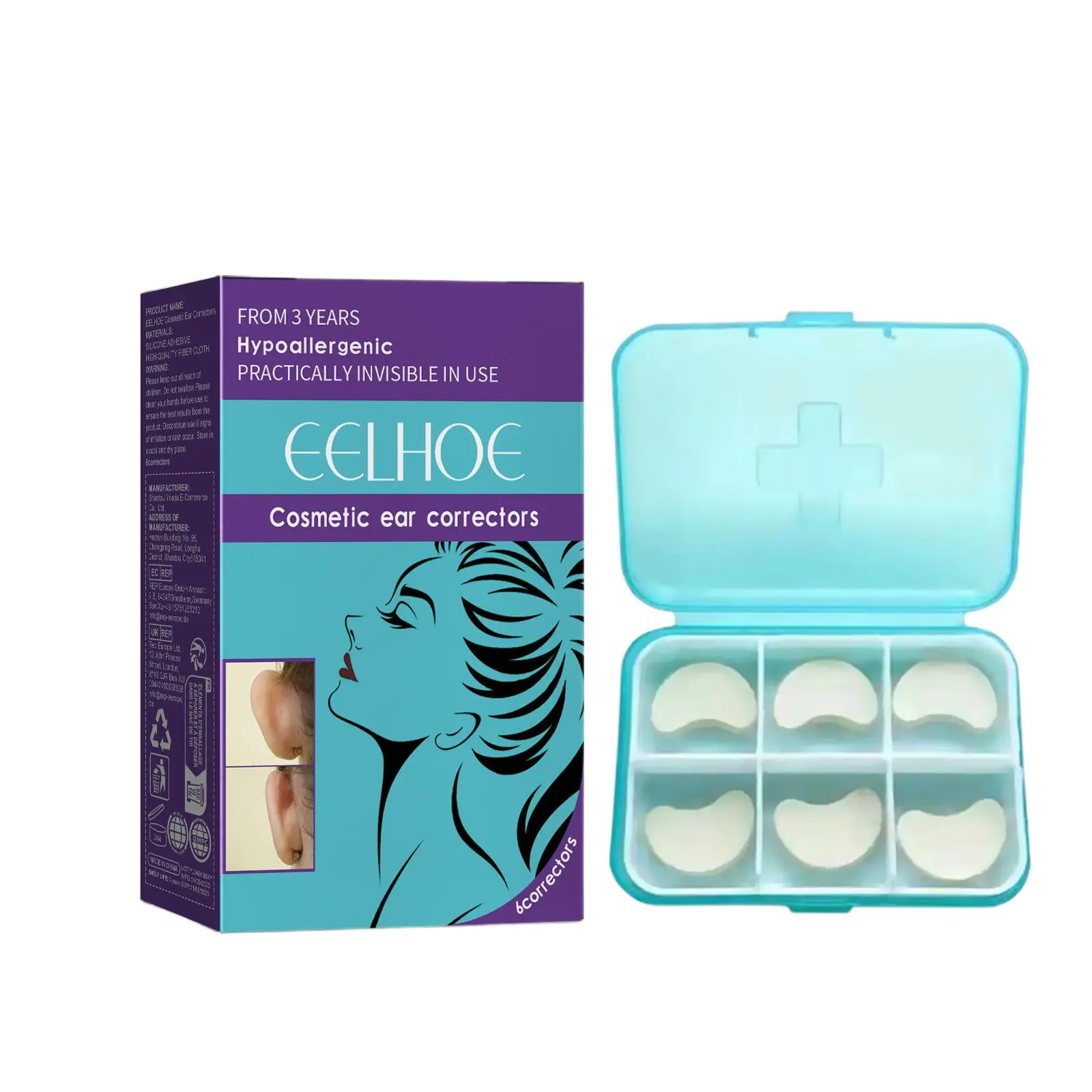 EELHOE Ear Care Stickers Make Your Ears Look Smaller, Provide Comfortable Support, Care For Your Ears And Earlobes, And Are Waterproof