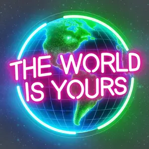 The World Is Yours Neon Sign for Wall Decor, for Man Cave Boy Room Decor, Gift for Man Boyfriend, Decoration USB Powered with Switch