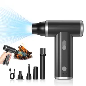 Mini compressed air dust collector blower 110000RPM cordless dust blower charging vacuum cleaner electric air pump portable computer keyboard sofa household car