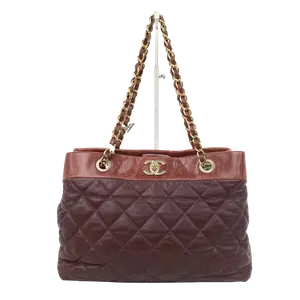 Pre-owned CHANEL leather Tote Bags Soft Elegance Medium Tote JV00153 NO1