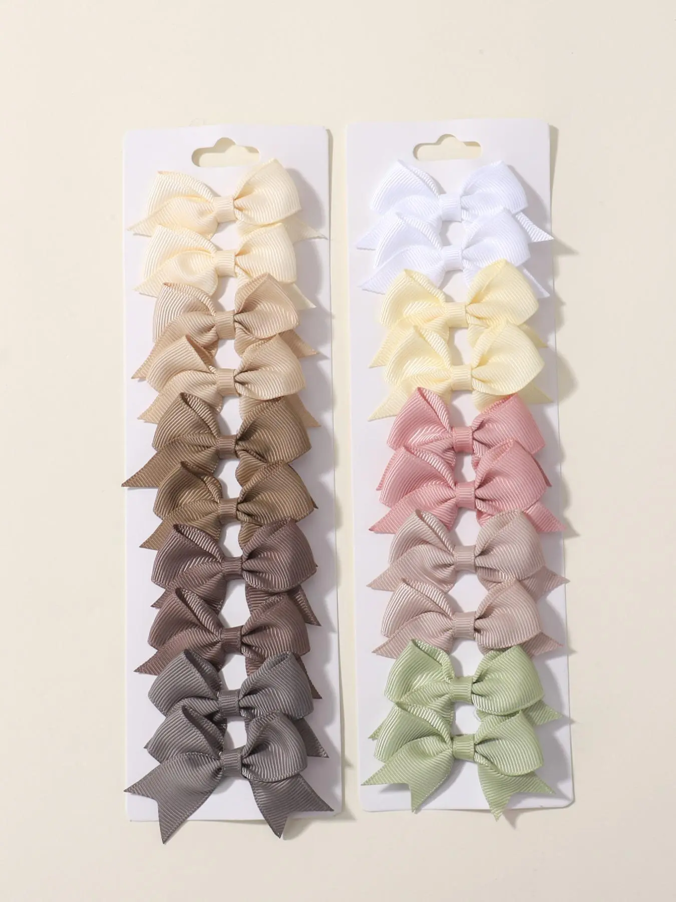 Bowknot Design Cute Bow Hair Clips Set As Gift, Summer Outfits 2024 Plain Color Hair Clips, Temperament Seamless Bangs Clip for Party, Daily Clothing Decor