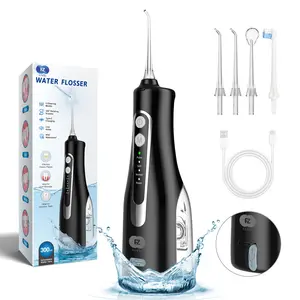 Advanced Water Flosser for Teeth Cleaning – Portable Dental Oral Irrigator with 300ml Water Tank, USB-C Rechargeable, Waterproof Teeth Cleaner for Braces, Gum Care & Deep Cleaning