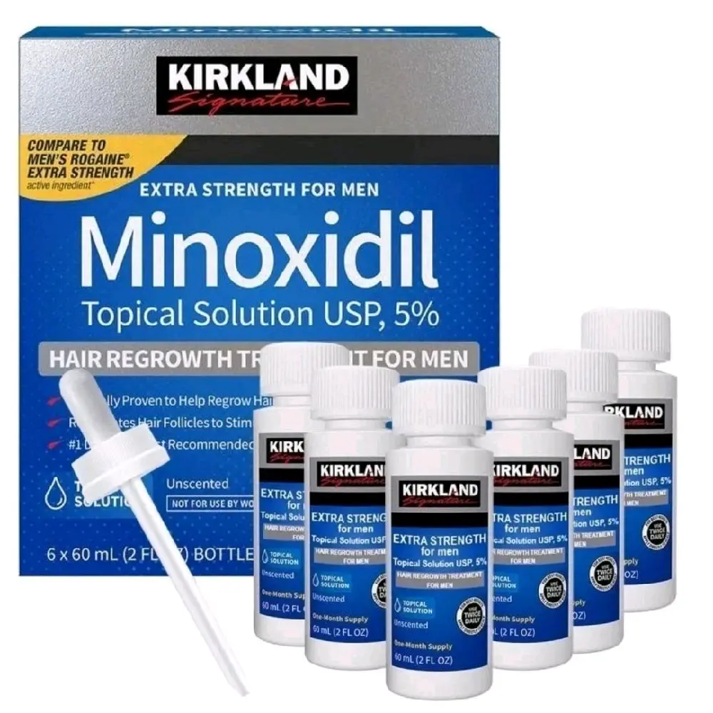 Kirkland Minoxidil 5% Extra Strength Men 6 Month Supply Hair Regrowth