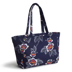Vera Bradley Women's Nylon Small Hathaway Tote Bag Seurat Floral